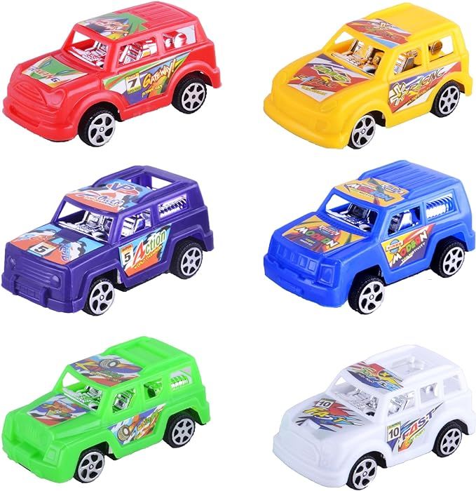 Pull Back Racing Cars - 6pcs